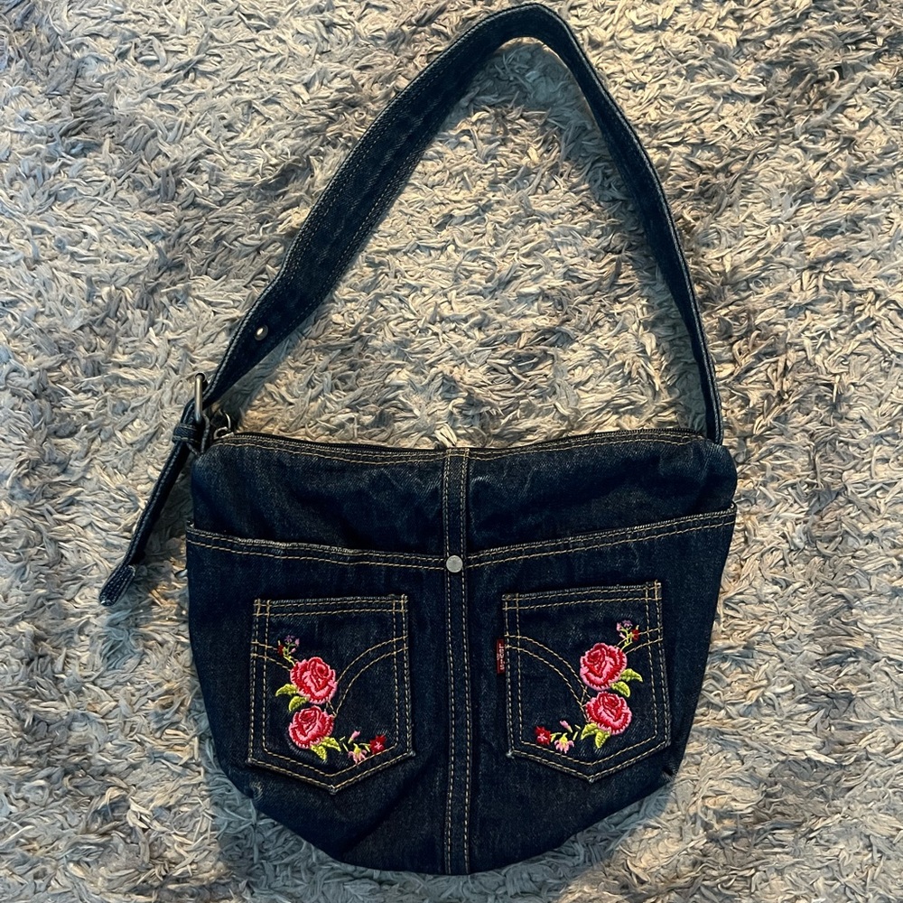 Y2K Vintage Levi's Blue Denim Shoulder bag